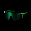 HQBC Okulary QP-RIDE zielona refleksja