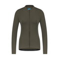 SHIMANO  Koszulka damska KAEDE THERMAL LONG zielona