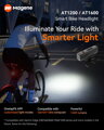 MAGENE Lampka AT1200 przednie 10f USB czarne