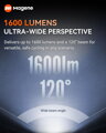 MAGENE Lampka AT1600 przednie 10f USB czarne 