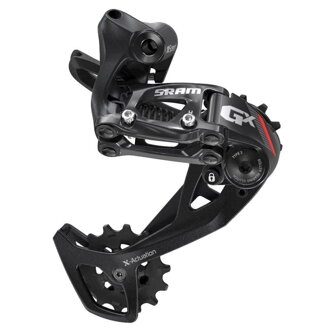SRAM GX 2X11 speed derailleur, medium guide, red