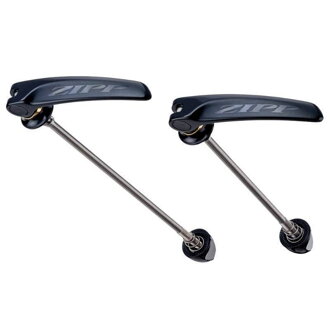 ZIPP Zipp Tangente QR-Ti Titanium black with black logo, 100mm/130mm, pair for road bikes
