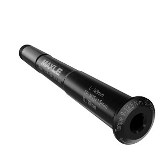 SRAM Fixed axle Maxle Stealth, front, MTB, 15x150, length 198mm, Thread length 9mm, Thread Pitch