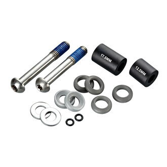 SRAM Post Spacer Set - 20 S (Front 180/Rear 160), includes Titanium T25 mounting bolts