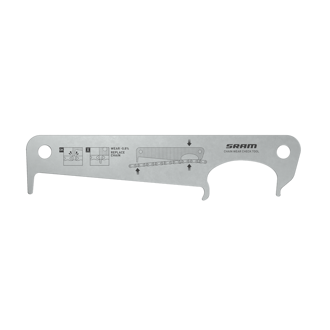 SRAM chain gauge (for 0.8% wear chains)