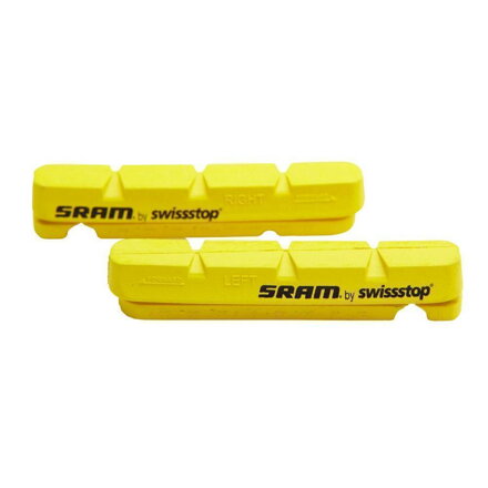 SRAM Brake Pad Insert for Carbon Rim SRAM Road Yellow 2pcs