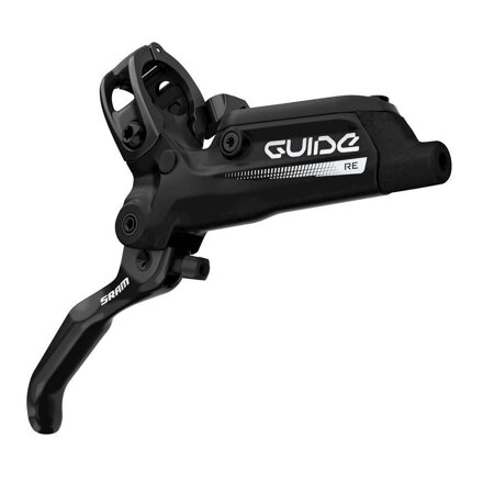SRAM Hydraulic disc brake Guide RE (Reach,E-MTB) Guide Aluminum Lever Code4Piston Caliper Gloss Black rear 1800mm