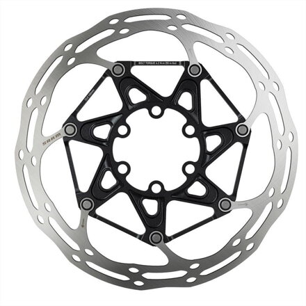 SRAM Disc Centerline 2 Piece 160mm Black (includes Ti Disc bolts) Rounded
