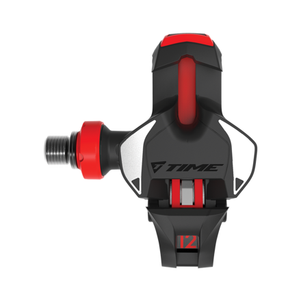 TIME TIME XPro 12 road pedals including ICLIC cases, black/red (TIME part number T2GR002)