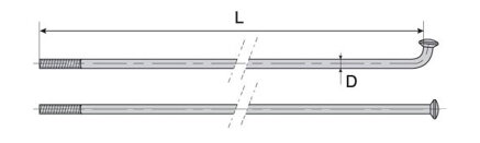 MACH1 Inox Plus spike 280 mm