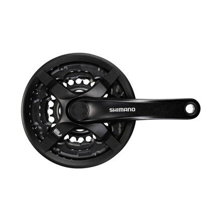 SHIMANO FC-TY501 6/7/8-rz. Korba 170mm 42/34/24 zębów czarny