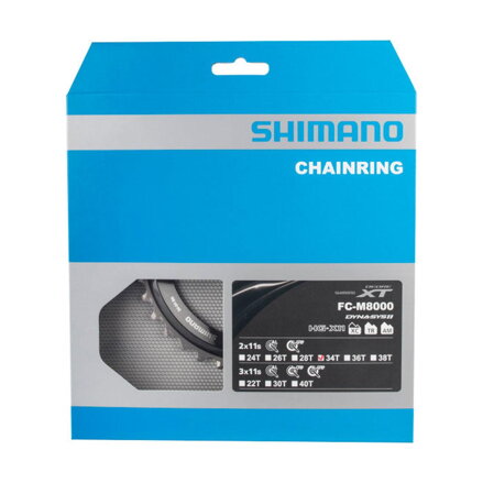 SHIMANO FC-M8000 Zębatka 34 zębów XT 34/24 zębów czarny