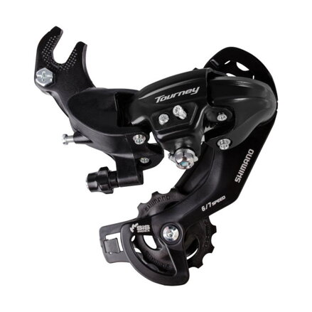 SHIMANO Rear Derailleur Tourney TY300 6/7-k. with a hook
