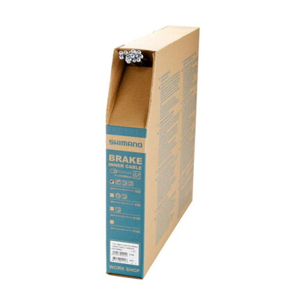 SHIMANO  Linka hamulcowa szosowa 1,6x2000mm nierdzewna+Powłoka polimerowa