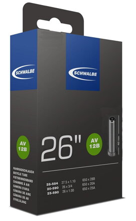 SCHWALBE Inner tube 26x7/8/1.00 AV 40mm