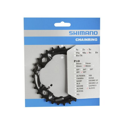 SHIMANO FC-M4000/4050 9-rz. Zębatka 30 zębów Alivio 96mm