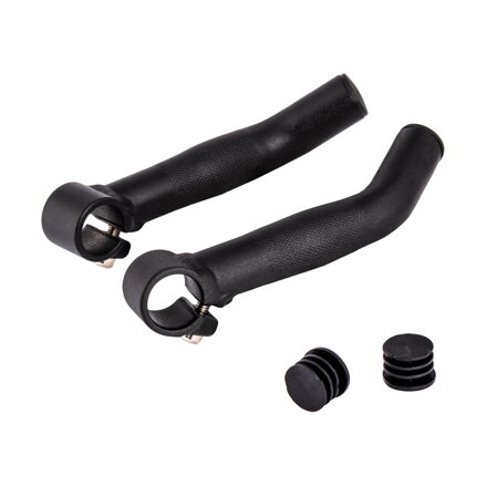 LONGUS Bullhorns L-Weld Al Black