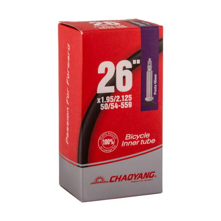 CHAOYANG Dętka 26x1,95/2,125 FV48 (50/54-559)