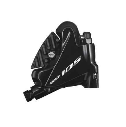 SHIMANO Zacisk hamulcowy 105 R7070, drążek hydrauliczny Flat Mount + płyta dociskowa.