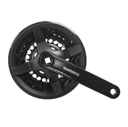 SHIMANO FC-TY301 6/7/8-rz. Korba 150mm 42/34/24 zębów czarny