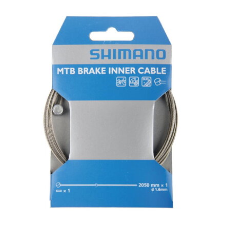 Shimano cable MTB 1.6x2050mm stainless steel