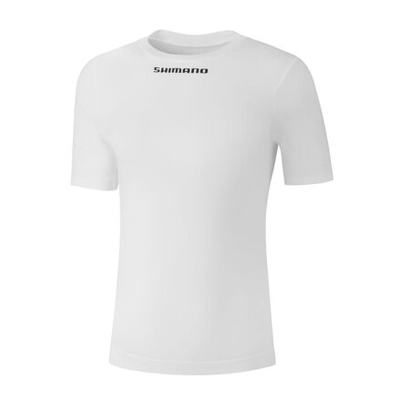 SHIMANO  Koszulka VERTEX SS BASE LAYER biała