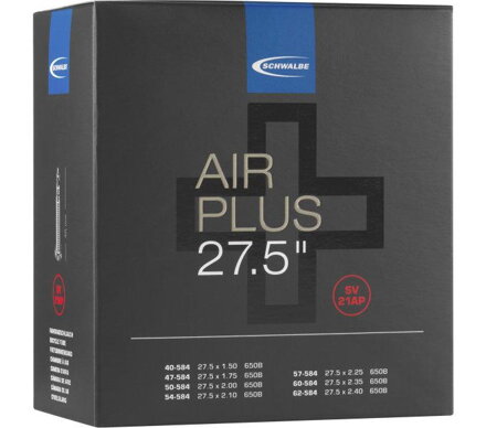 SCHWALBE Dętka AIR PLUS SV12AP 27.5x1.50/2.40 FV(40/62-584)
