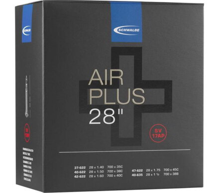 SCHWALBE Dętka AIR PLUS SV17AP 700x37/45C FV