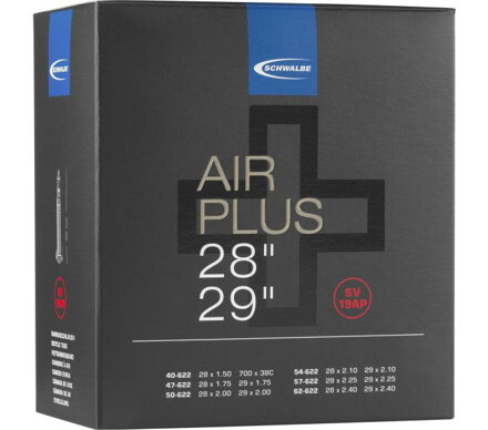 SCHWALBE Dętka AIR PLUS SV19AP29x1.75/2.40 FV (40/62-622)