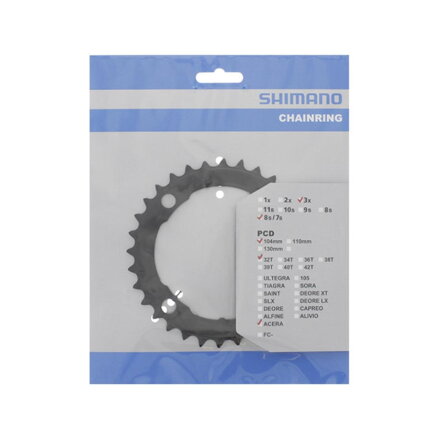 SHIMANO FC-M361 Zębatka 32z do czarna 104mm