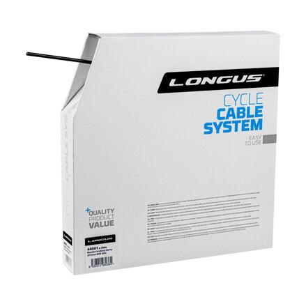 LONGUS Bowden hamulcowy 2P teflon czarny BOX