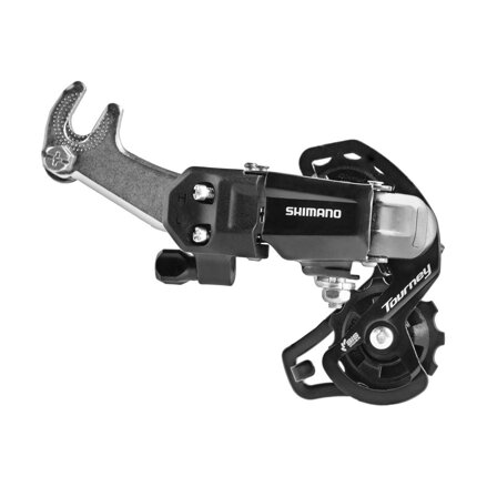 SHIMANO Rear Derailleur Tourney TY200 SS 6/7-k. with hook black