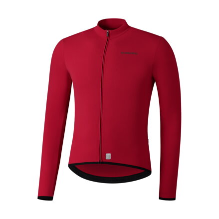 SHIMANO  Koszulka VERTEX THERMAL LONG czerwona