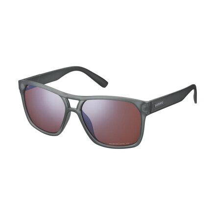 SHIMANO  Okulary SQUARE2 transparentne ciemnoszare Ridescape High