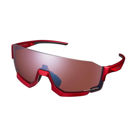 SHIMANO  Okulary AEROLITE2 metaliczne czerwone Ridescape High