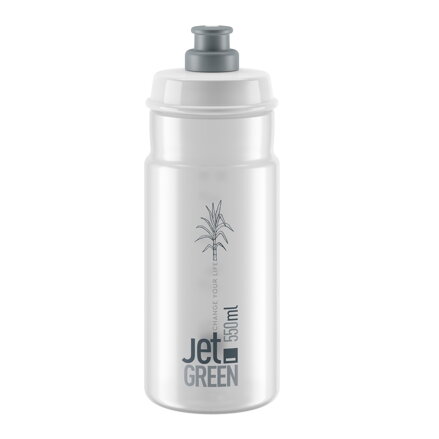 ELITE Bidon JET GREEN 550 przezroczysta
