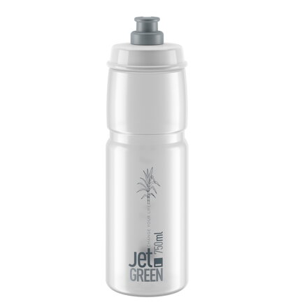 ELITE Bidon JET GREEN 750 przezroczysta