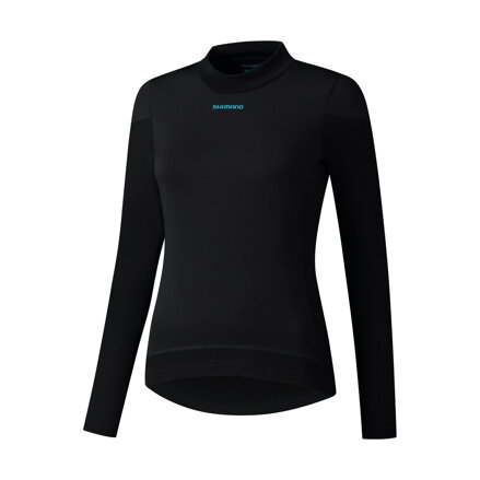 Damska koszulka SHIMANO BEAUFORT LONG BASE LAYER czarna