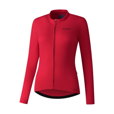 SHIMANO  Koszulka damska KAEDE THERMAL LONG czerwona