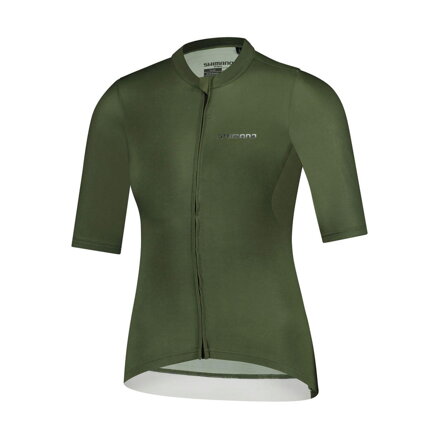 Damska koszulka SHIMANO Jersey SAKURA w kolorze khaki