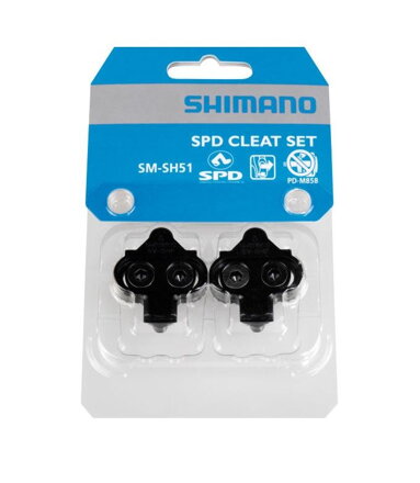 Shimano Zestaw bloków SM-SH51 SPD czarny
