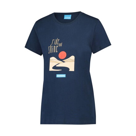 SHIMANO  Koszulka damska GRAPHIC TEE granatowa niebieska