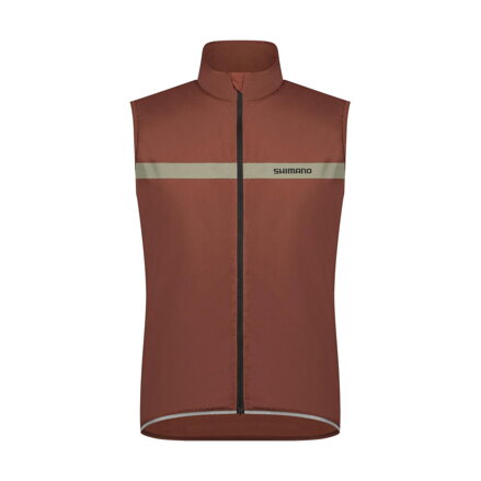 SHIMANO  Kamizelka EVOLVE WIND INSULATED brązowa