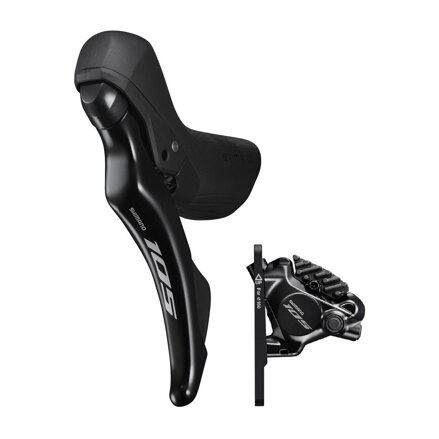 SHIMANO Zestaw manetek Dual Control 105 STR7120/BRR7170 lewa 12-biegowa