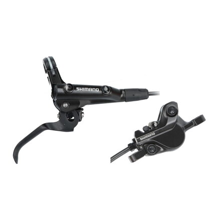 SHIMANO Hamulec hydrauliczny MT501 BL-MT501/BR-MT500 tylny czarny Post Mount przewód 1700 mm + okładziny B05S
