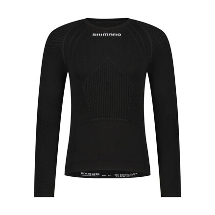 SHIMANO  Koszulka termiczna VERTEX LONG BASE LAYER czarna