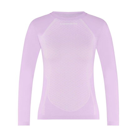 SHIMANO  Koszulka termiczna damska VERTEX LONG BASE LAYER różowa