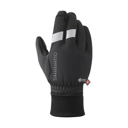 SHIMANO  Rękawice WINDSTOPPER PRIMALOFT czarne