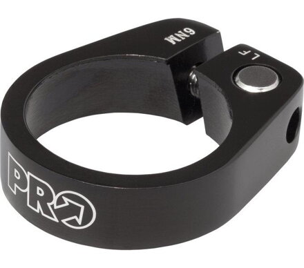 PRO Zacisk ALLOY pod siodło czarny 31,8mm