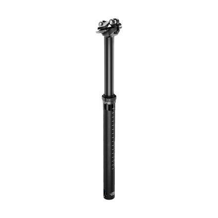 PRO Sztyca KORYAK teleskopowa z wewnętrznym prowadzeniem zębów, 120mm skoku